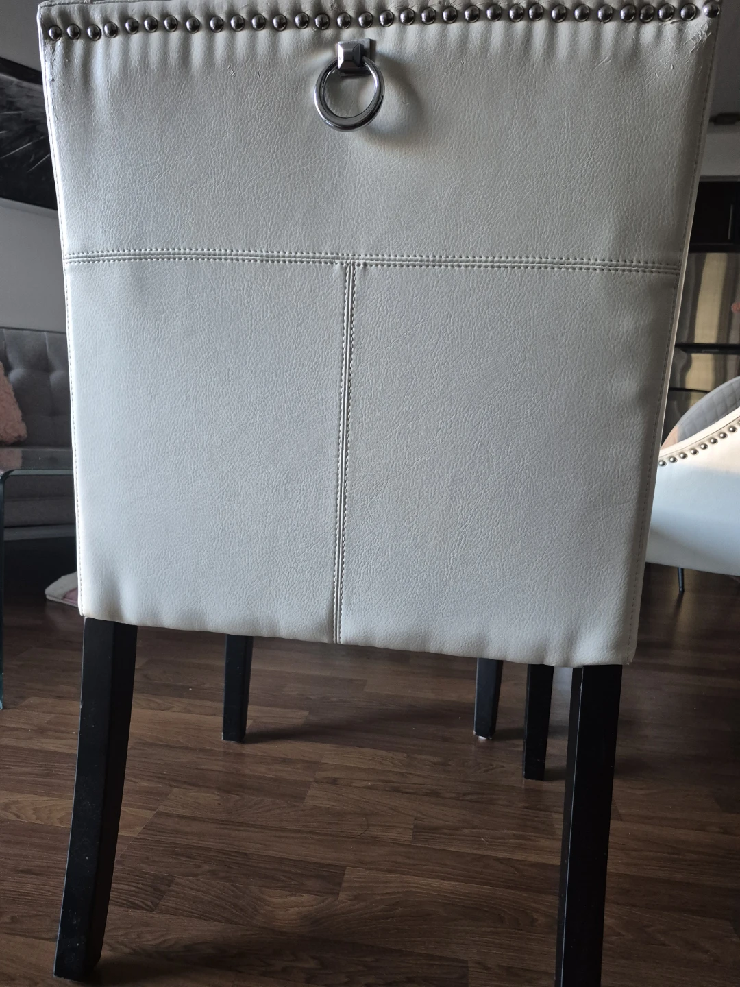 Matching cream colored dining chairs for sale - photo 3