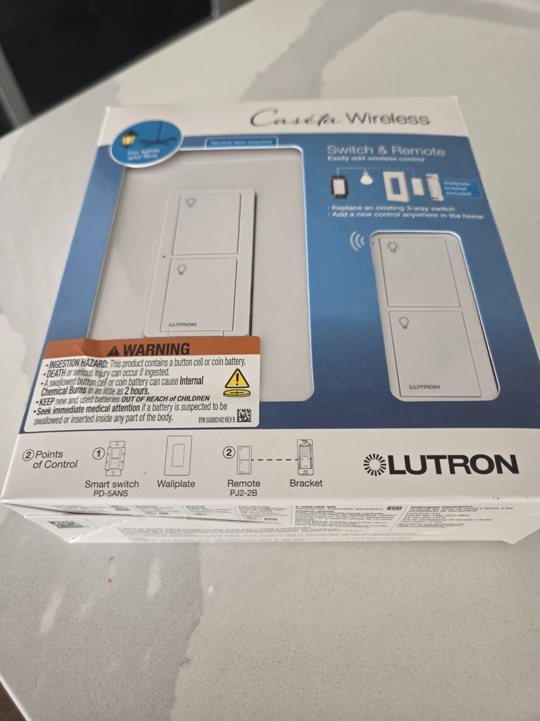 Lutron Caseta Wireless Switch and Remote Kit - photo 4