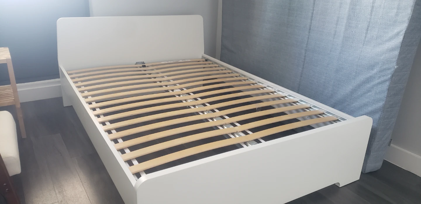 IKEA bed frame and Luröy slatted base - photo 3