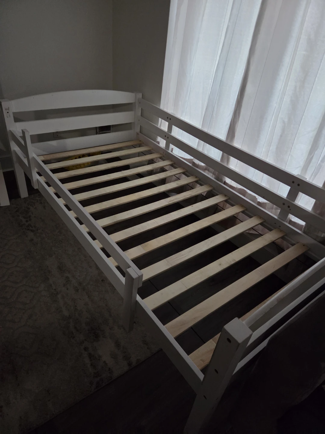 White Twin Daybed Frame