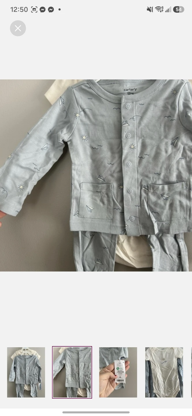 Carter's 3-Piece Baby Outfit Set - 12 Months - photo 2