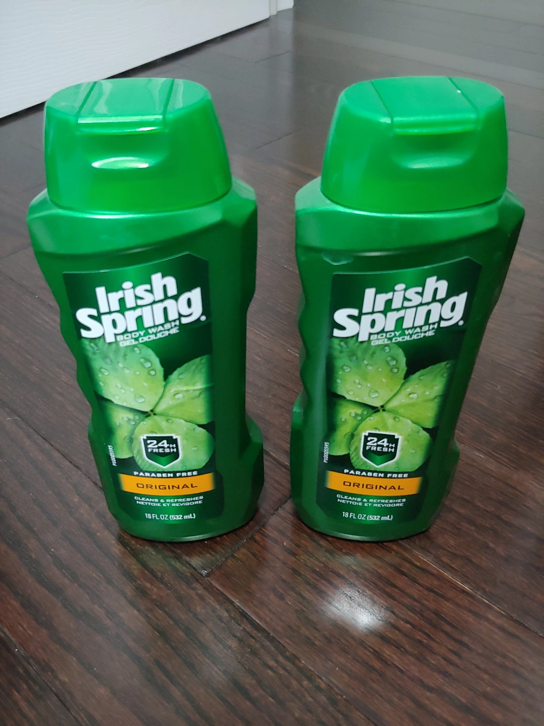 Bottles of Irish Spring Original Body Wash