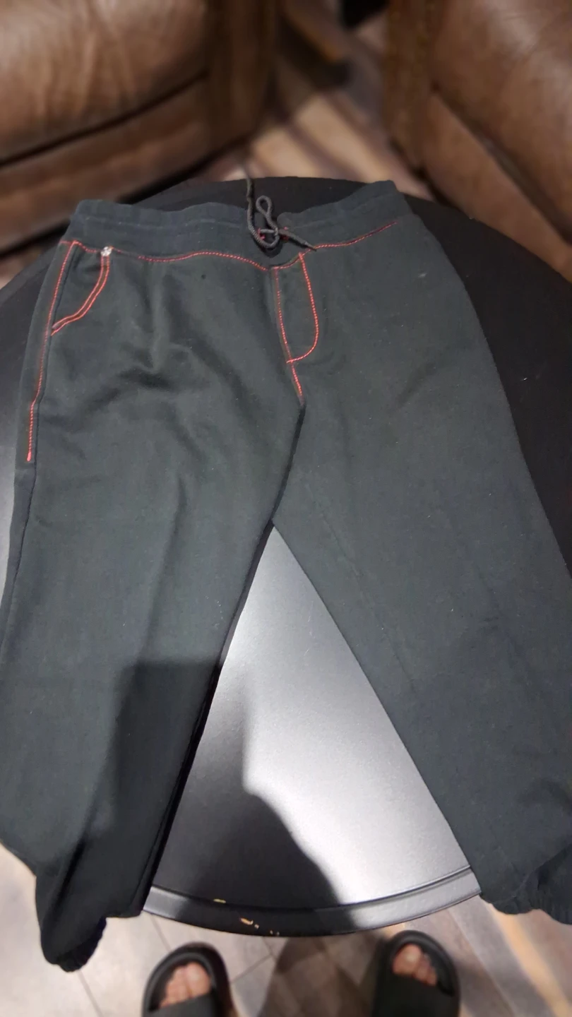 True Religion black joggers XL