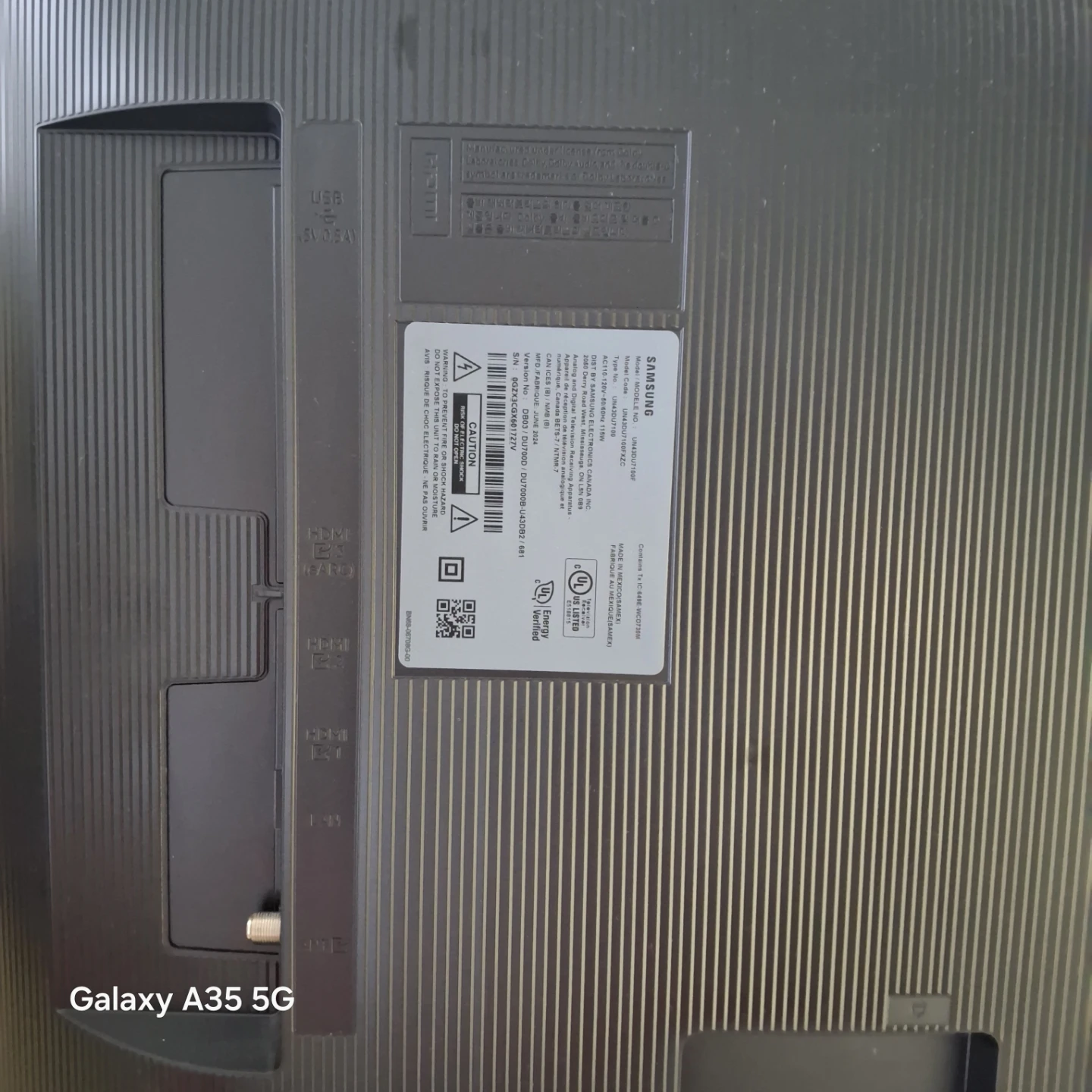 Samsung 43 inch DU7100 Series TV - photo 3