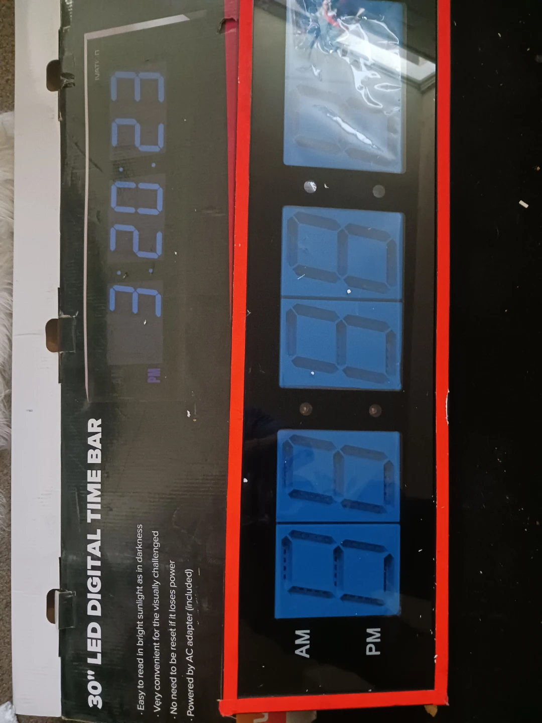 Ivation 30 inch LED Digital Time Bar