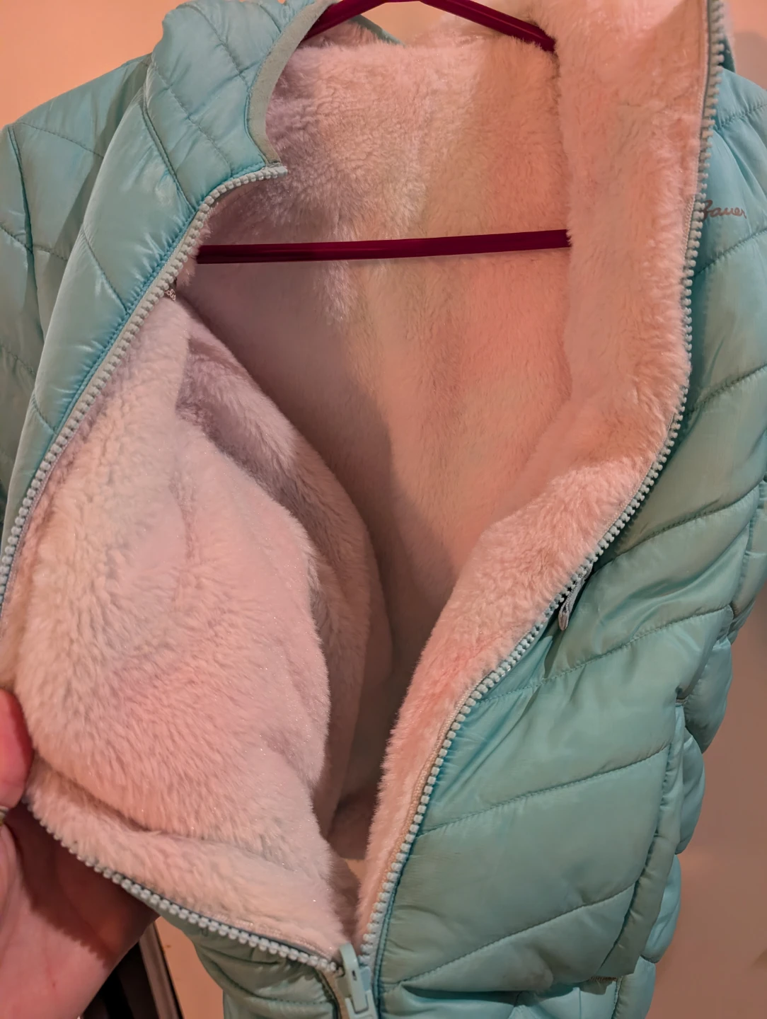 Eddie Bauer Kids Turquoise Puffer Jacket - photo 3