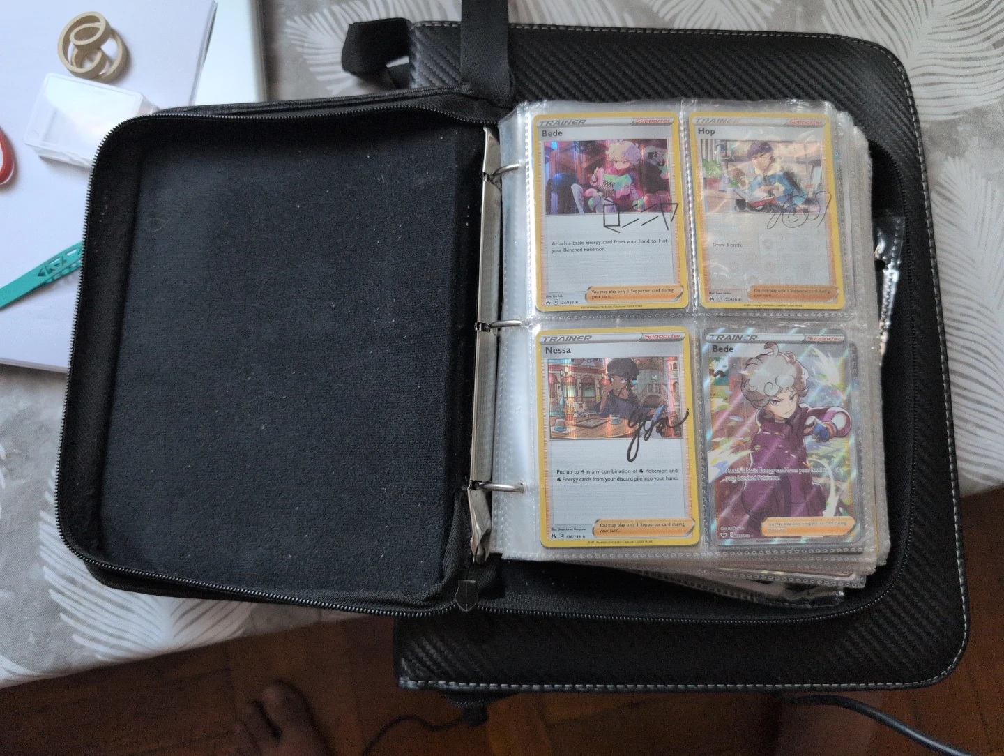 Pokemon Trading Card Binder Full of Cards