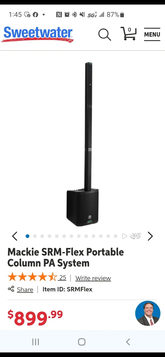 Mackie SRM-Flex Portable Column PA System - photo 2