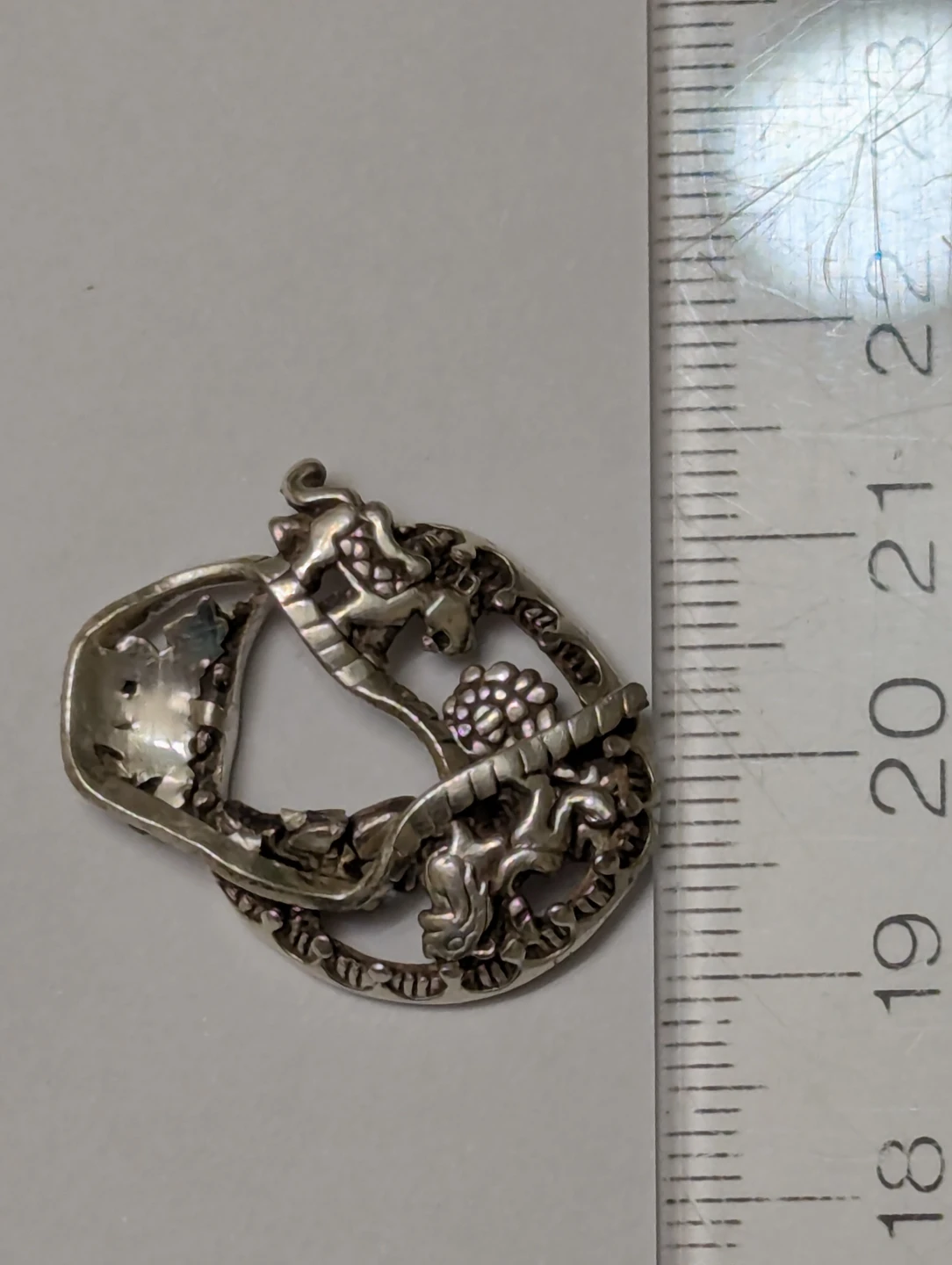 Squashed Silver Ring - photo 2