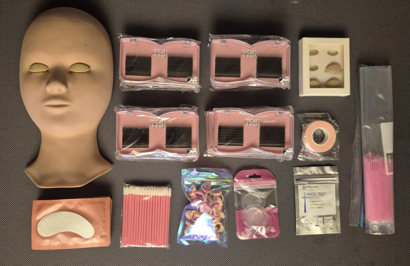 Eyelash Extension Training Kit