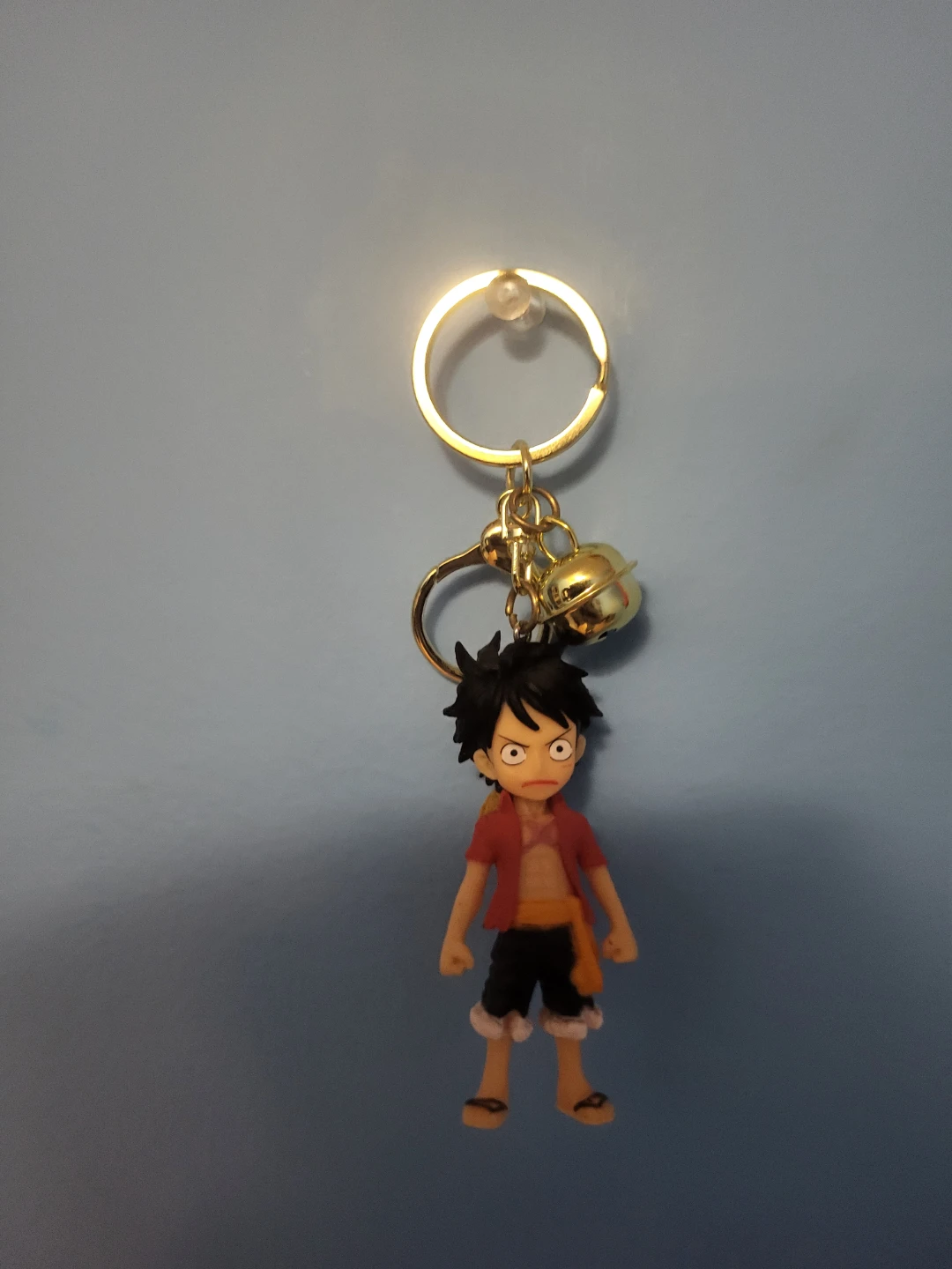 One Piece Luffy Keychain with Bell