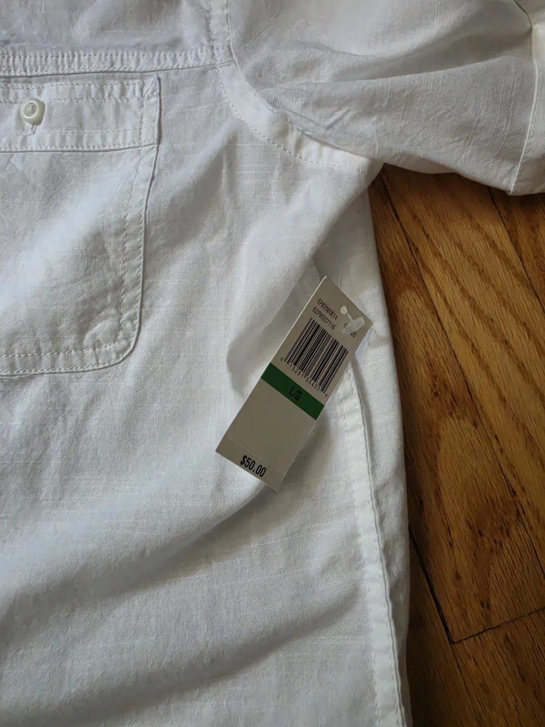 IZOD Saltwater Relaxed Classics Shirt - White 🏈 - photo 5