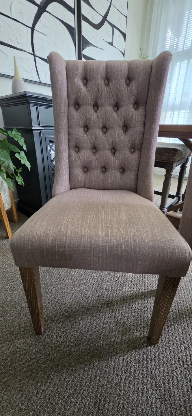 Fabric Tufted Dining Chairs - photo 3