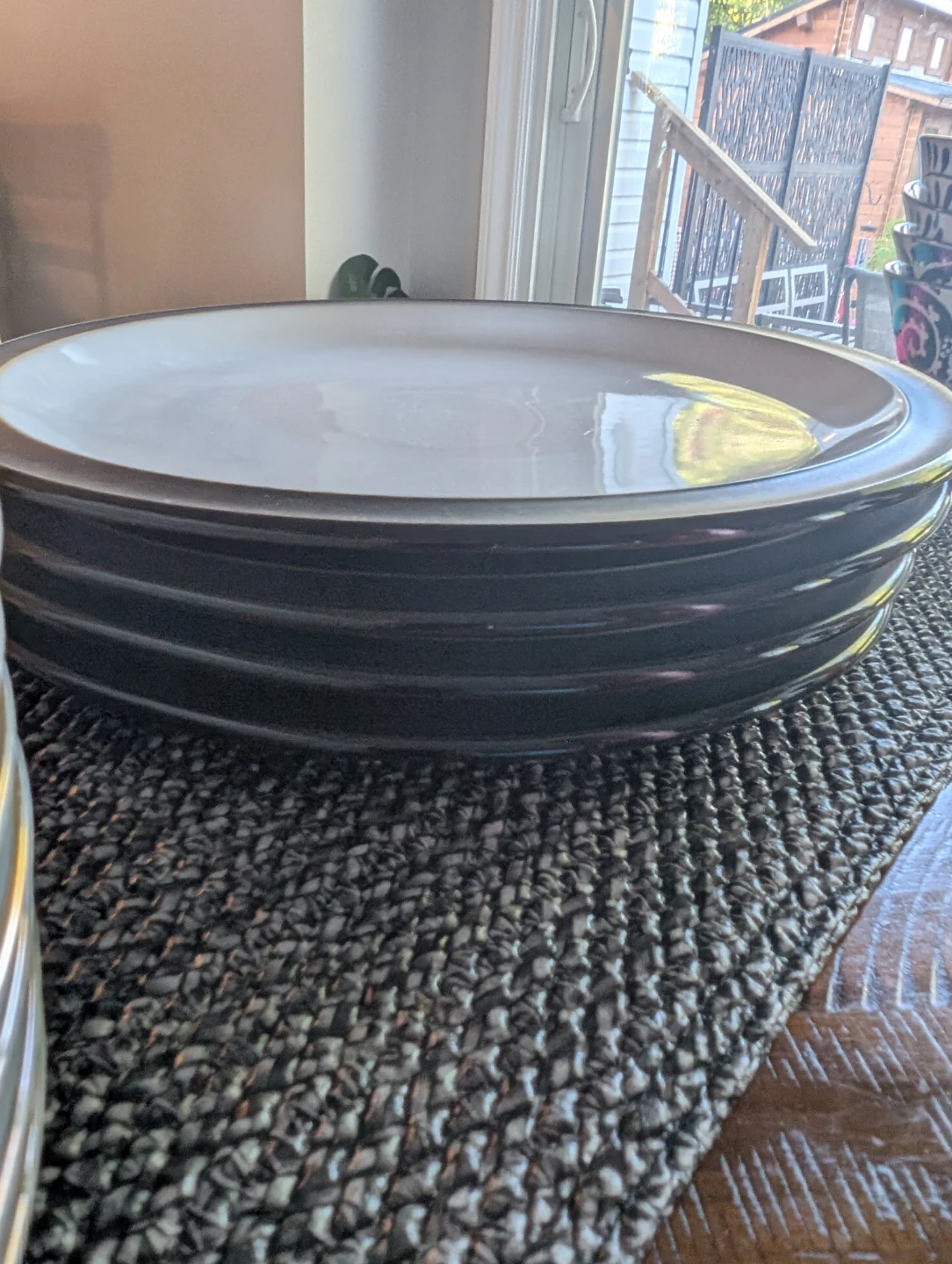 Denby dinner plates -4 pieces