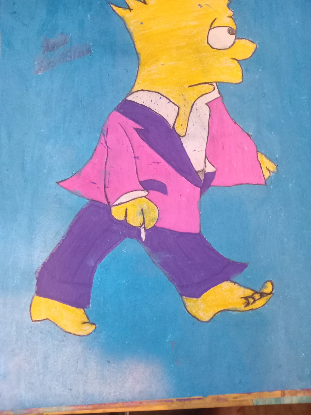 BART SIMPSON DRAWING BY CARTOONSIST SHERWIN - photo 5
