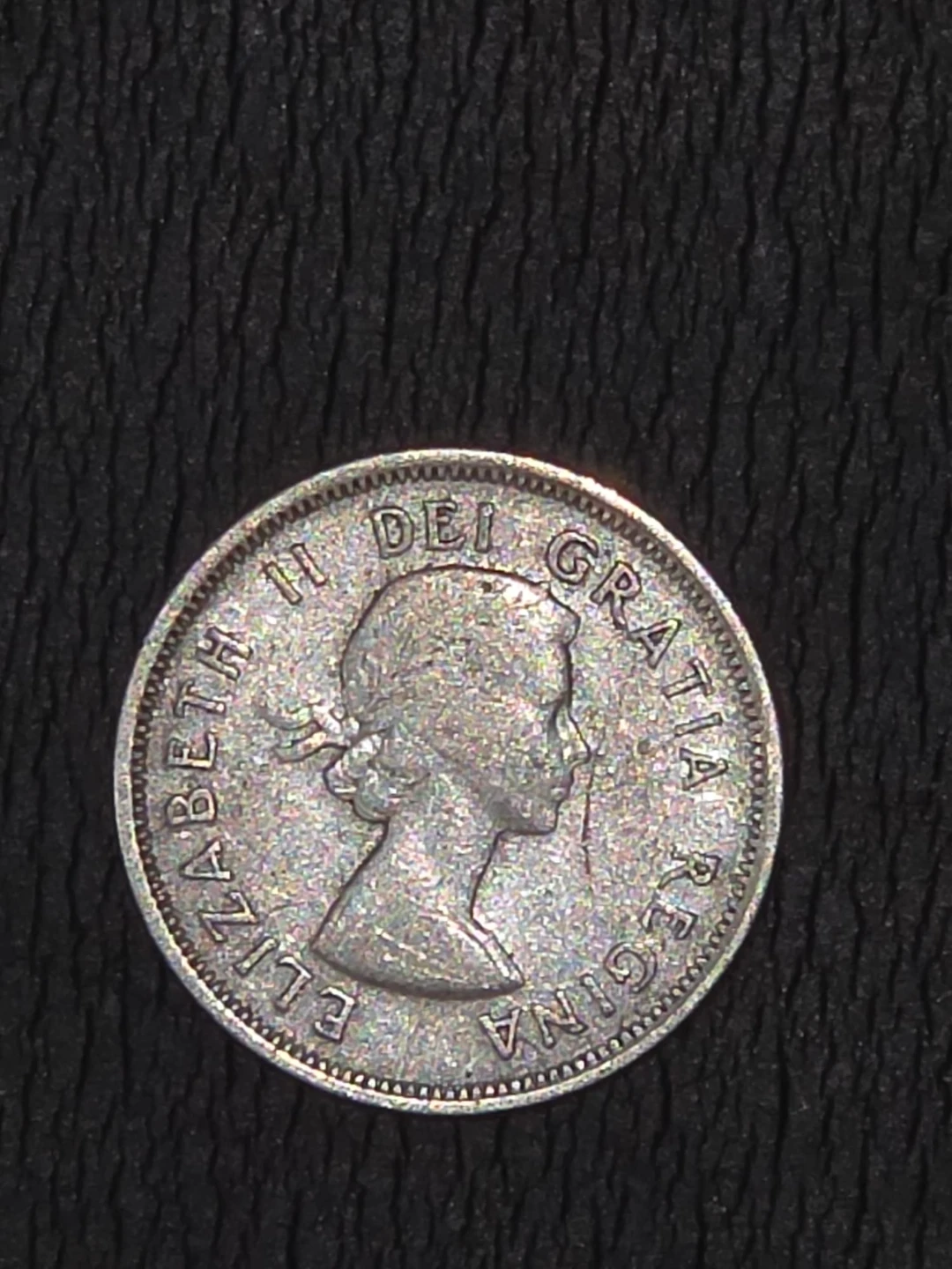 Vintage 1964 Canadian 25 Cent Coin