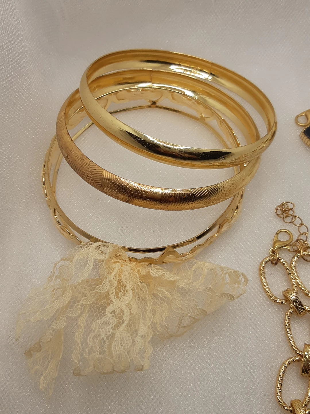 Gold Tone Bracelet Bundle - photo 3