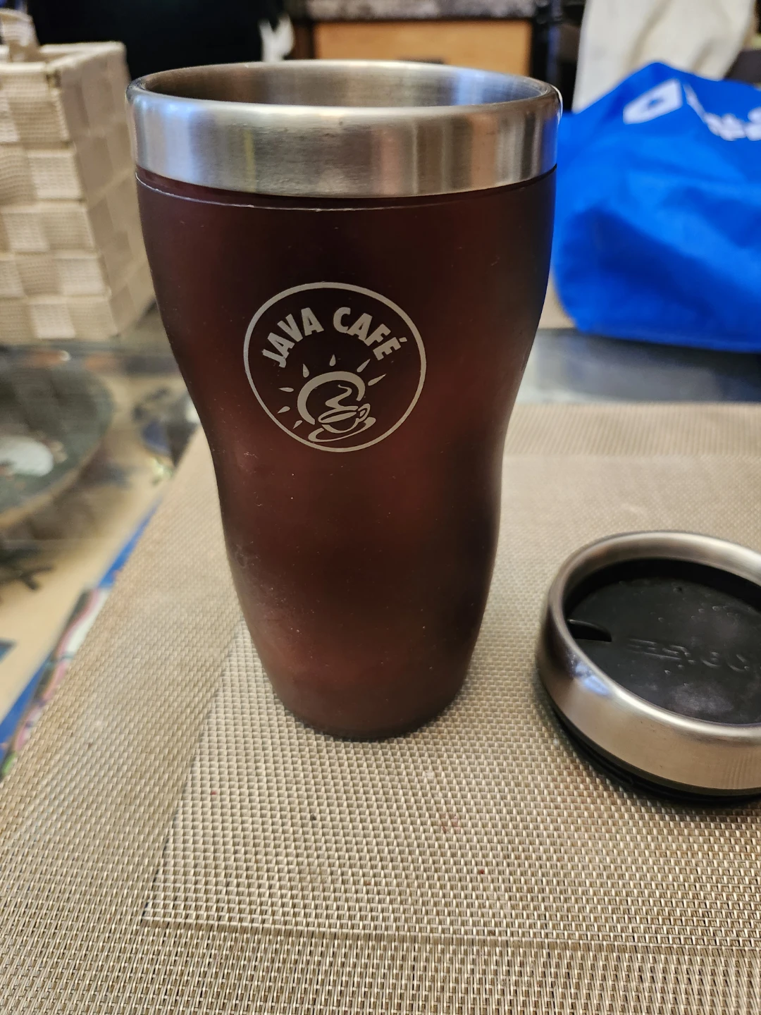 Java Cafe Travel Mug &  Stainless steel water bottle - photo 2