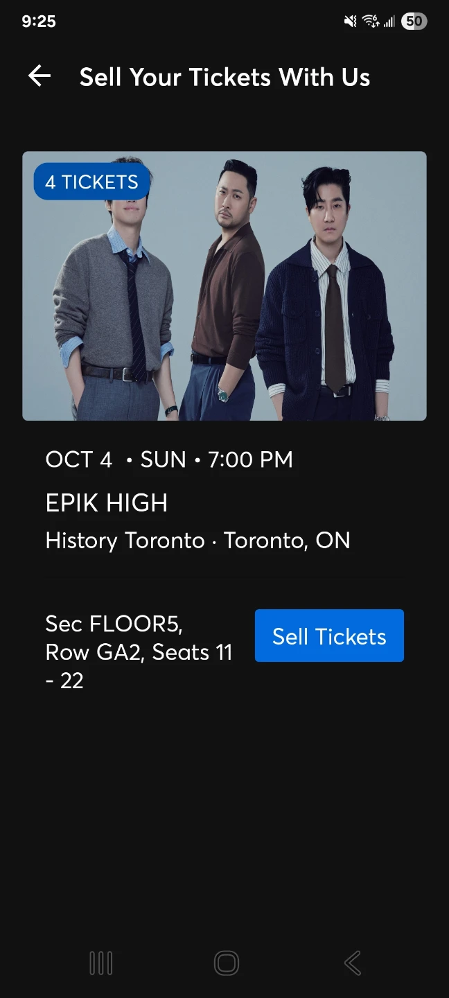 Epik High Tickets - Oct 4 at History Toronto