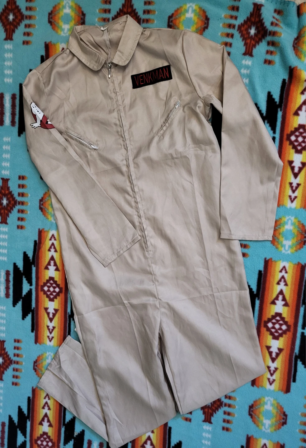 New Ghostbusters Venkman Costume Jumpsuit Size 150