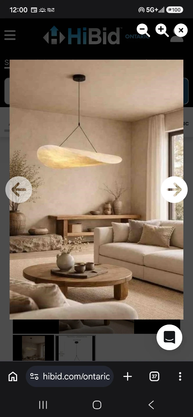 Modern Wabi-Sabi Pendant Light - photo 2