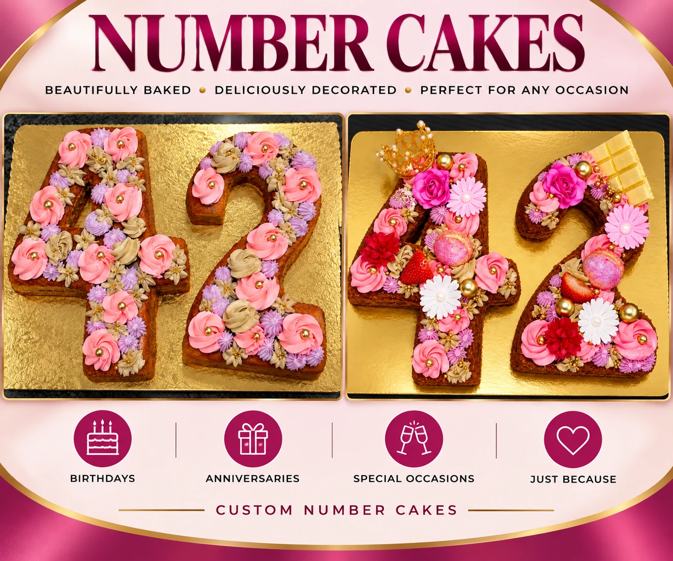 CAKES FOR SALE