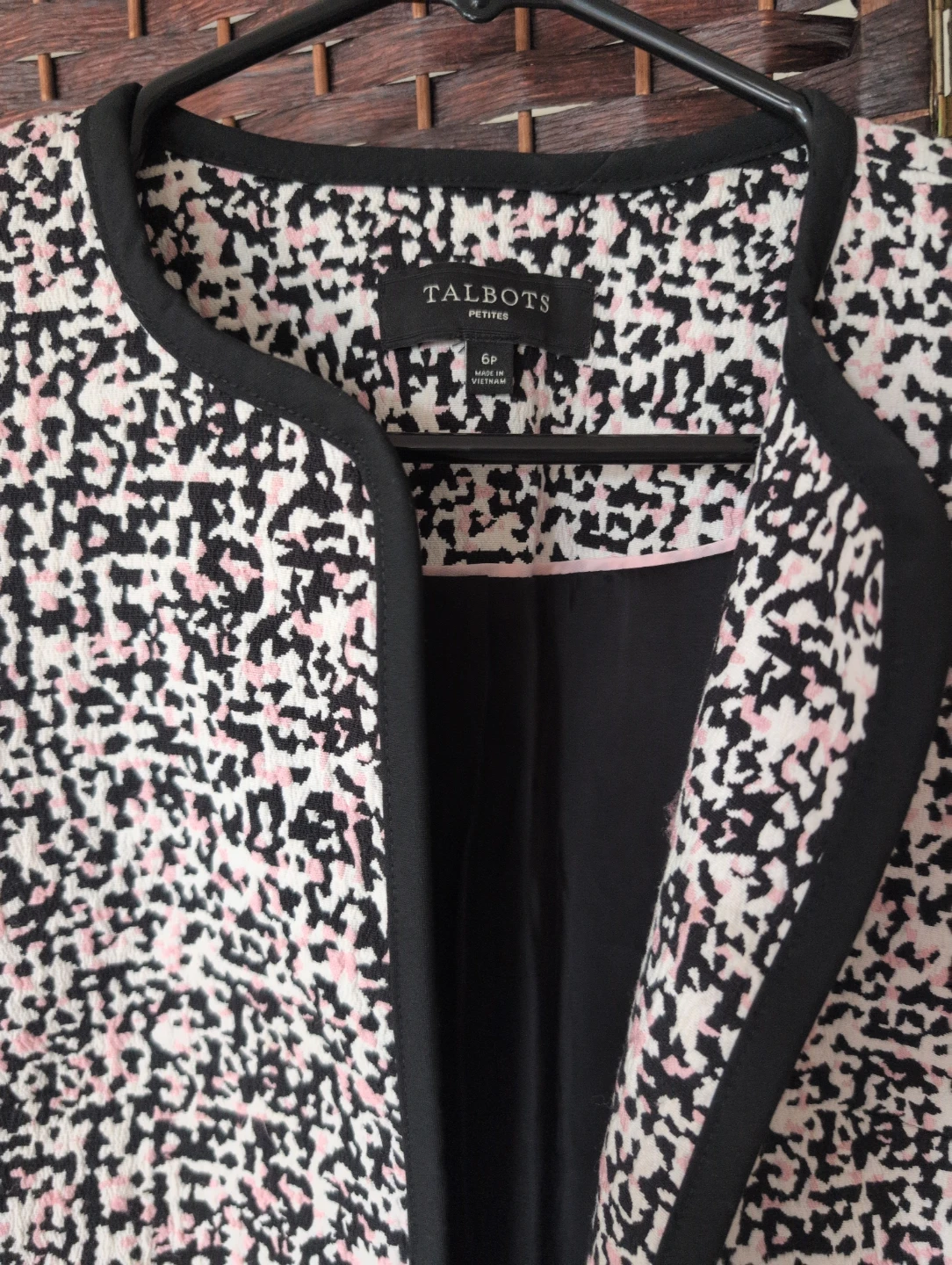 Talbots Petites Patterned Open Jacket - photo 2