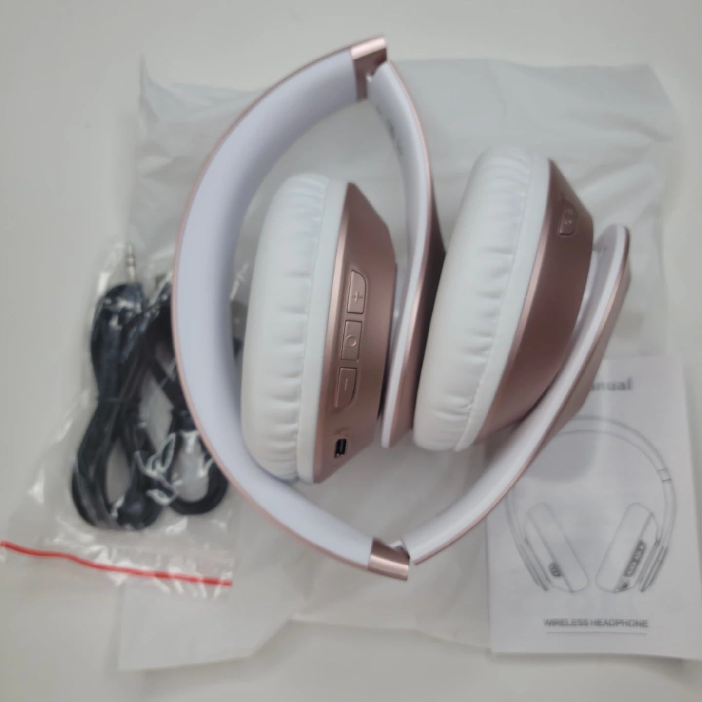 Wireless Rose Gold Headphones