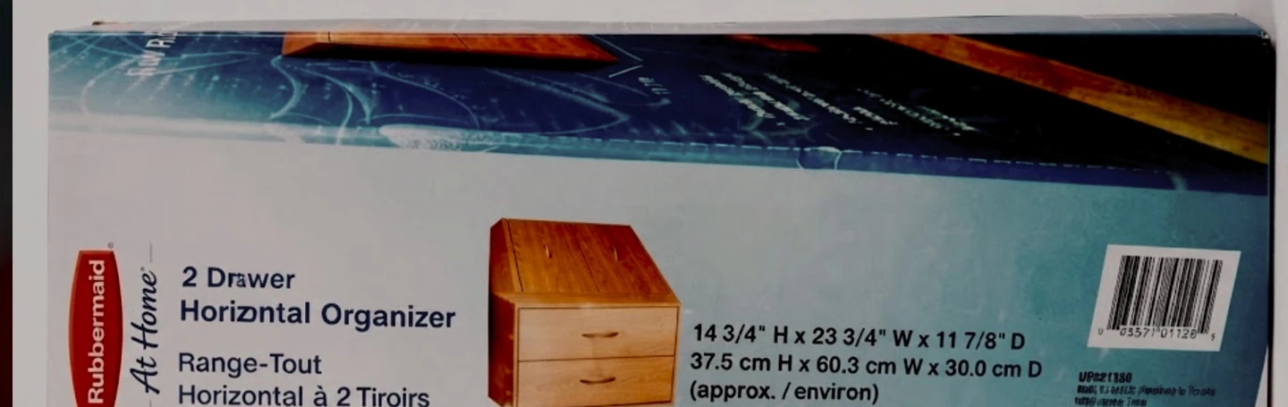 Rubbermaid At Home 2-Drawer Horizontal Organizer - photo 2