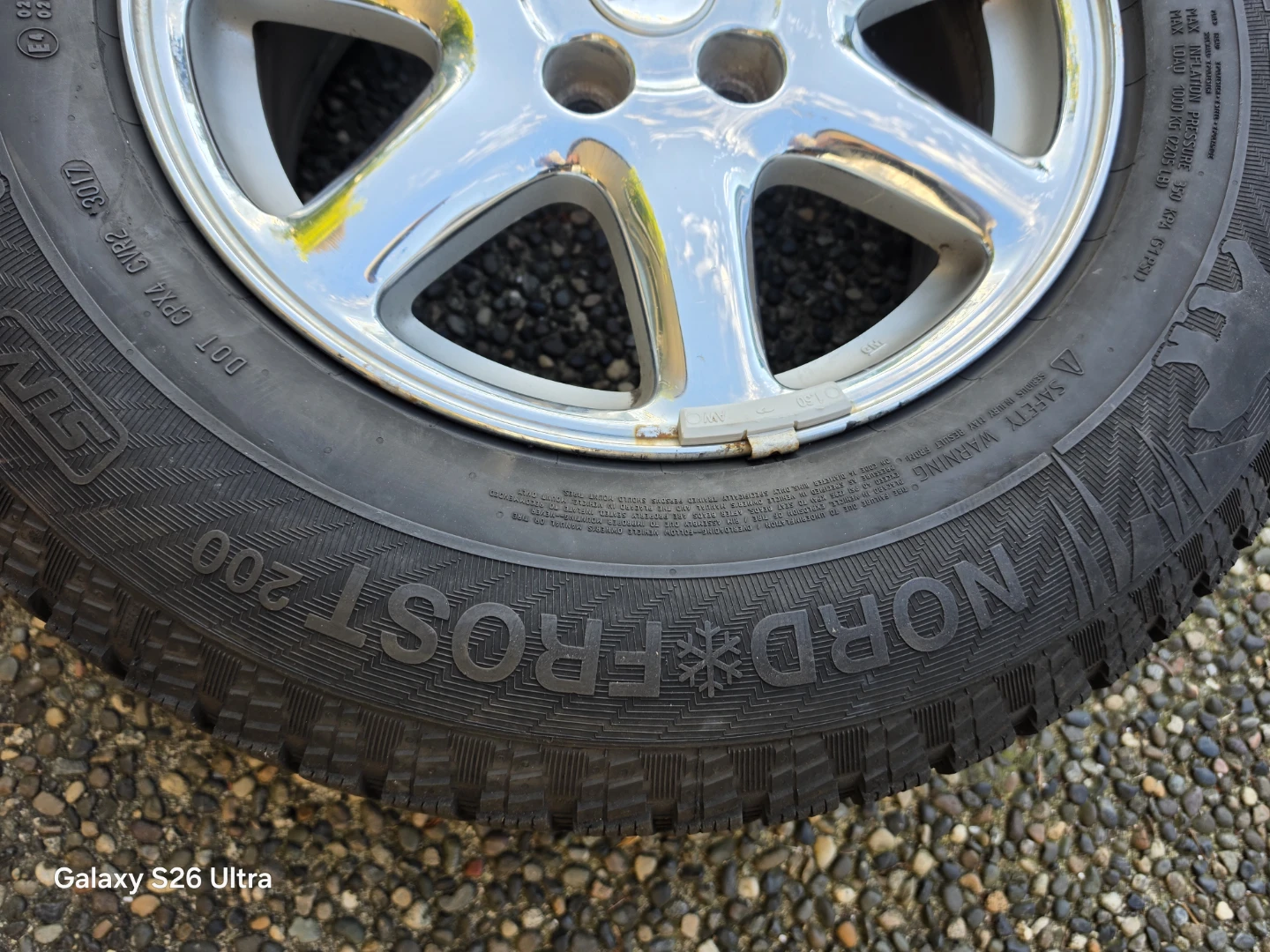 Gislaved NordFrost 200 Winter Tire with Chrome Rim - photo 3