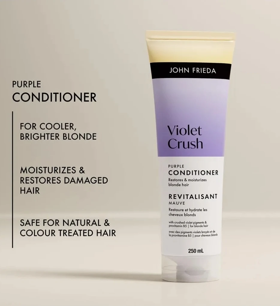 John Frieda Violet Crush Purple Conditioner 250ml 🏈 - photo 2