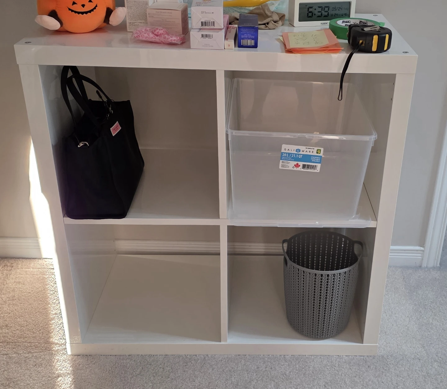 White KALLAX Shelf unit