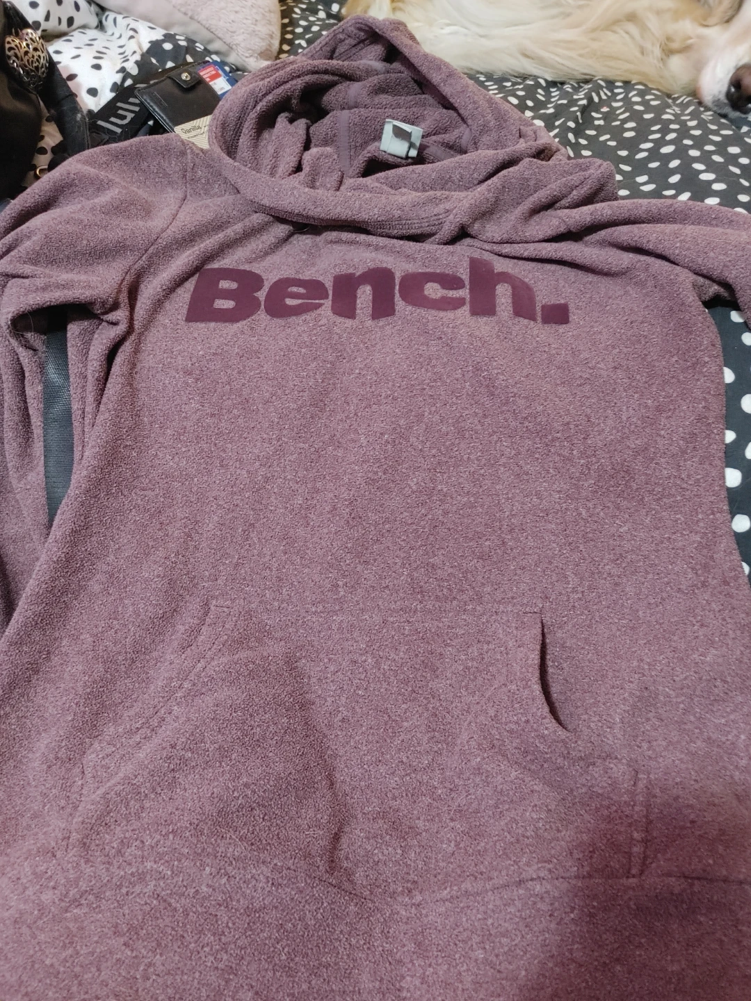 Bench Mauve Hooded Sweatshirt