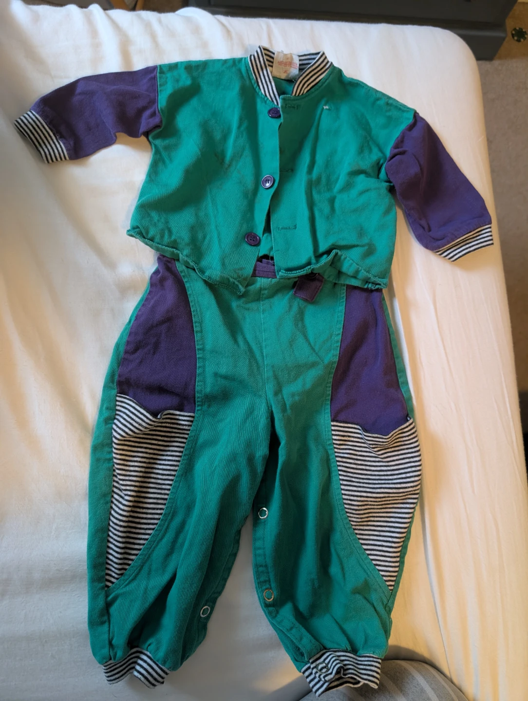 Vintage Charming Original children's two-piece outfit