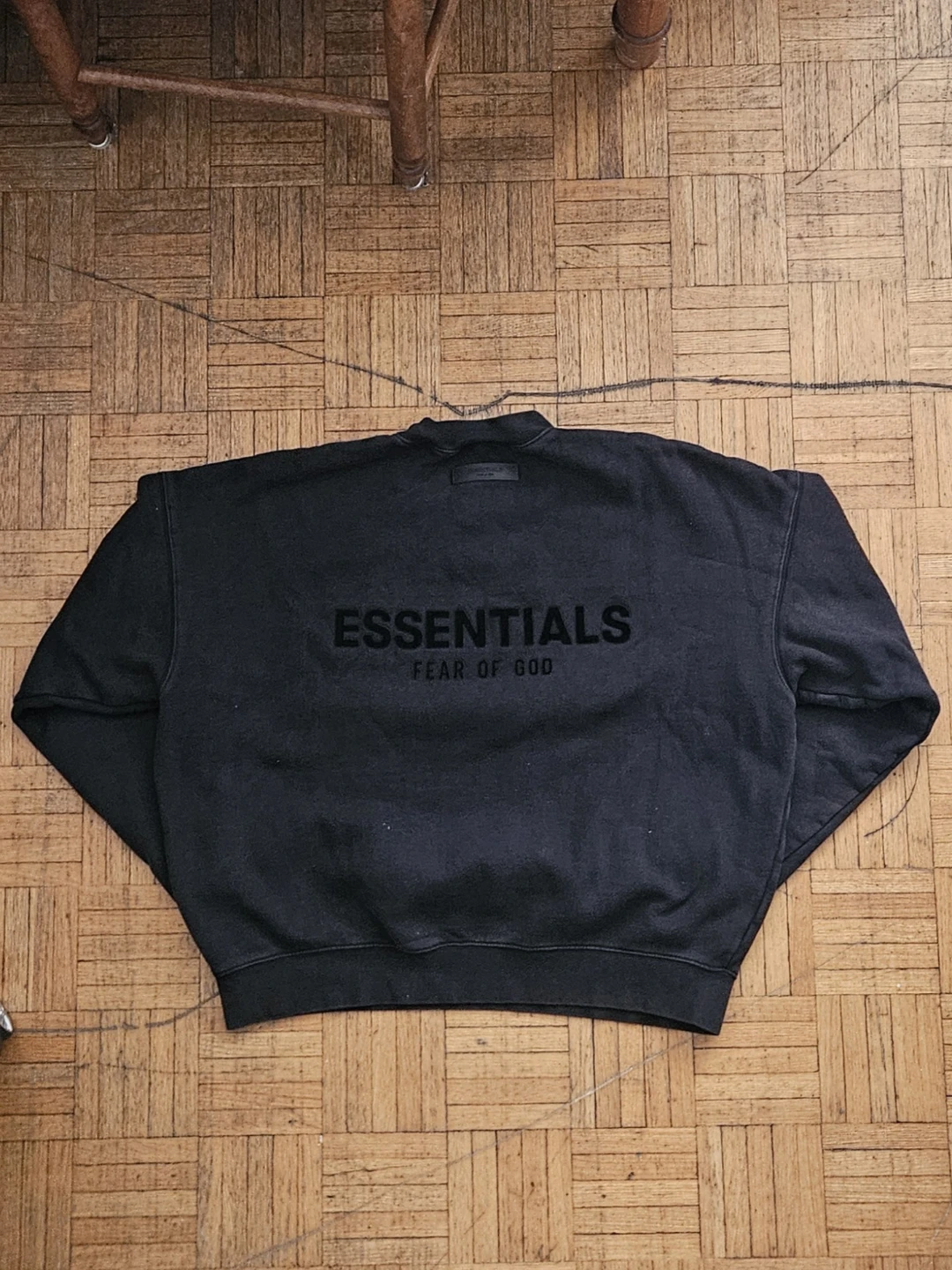 Authentic Fear Of God Essentials Black Men's Crewneck - photo 3