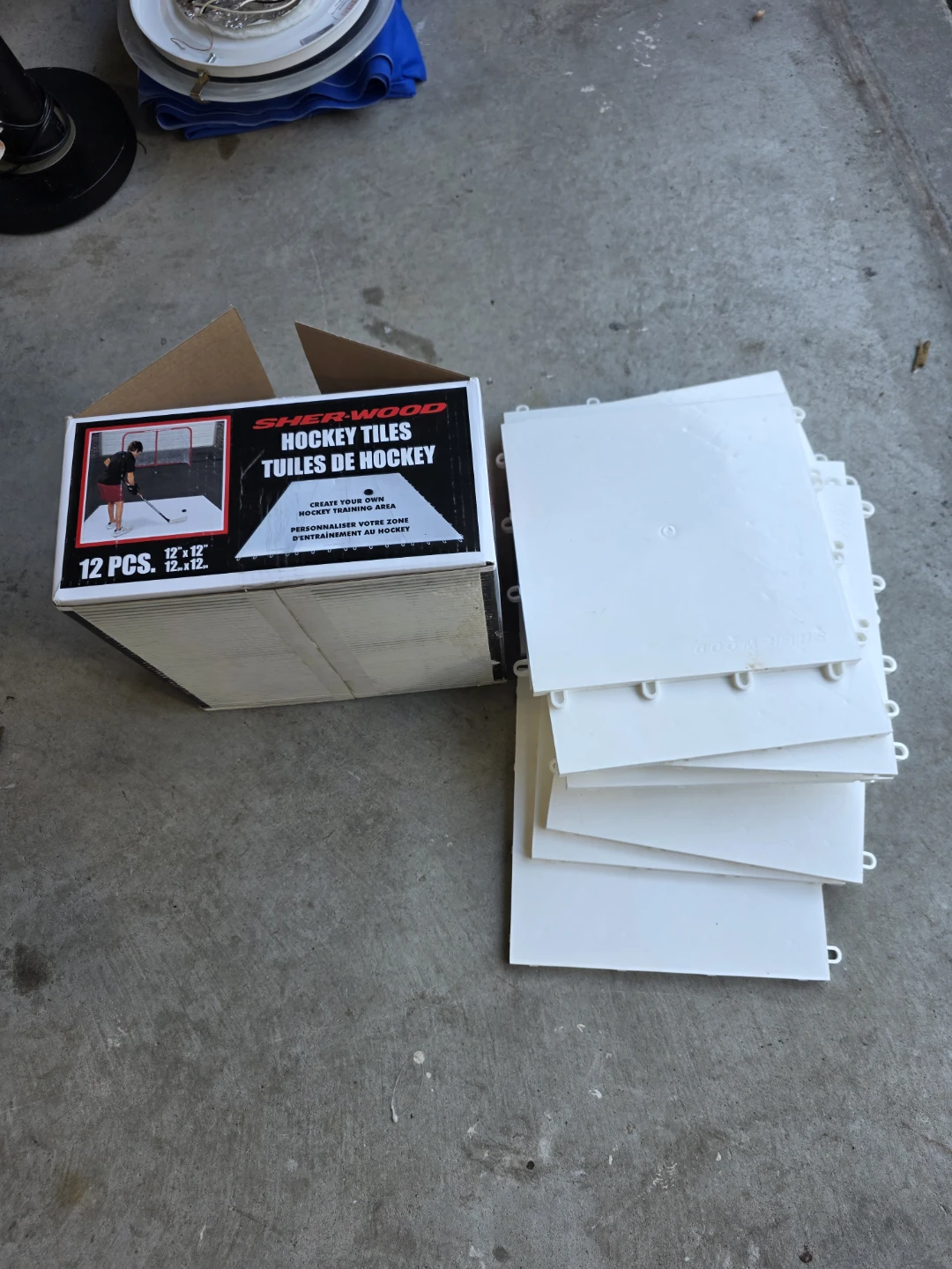 Sher-Wood Hockey Tiles-One New Box + 2 Slightly Used