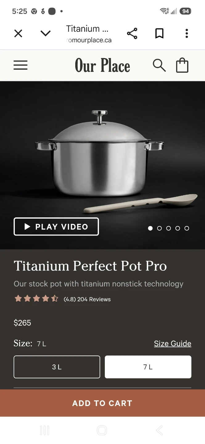 Our Place Titanium Perfect Pot Pro 7L