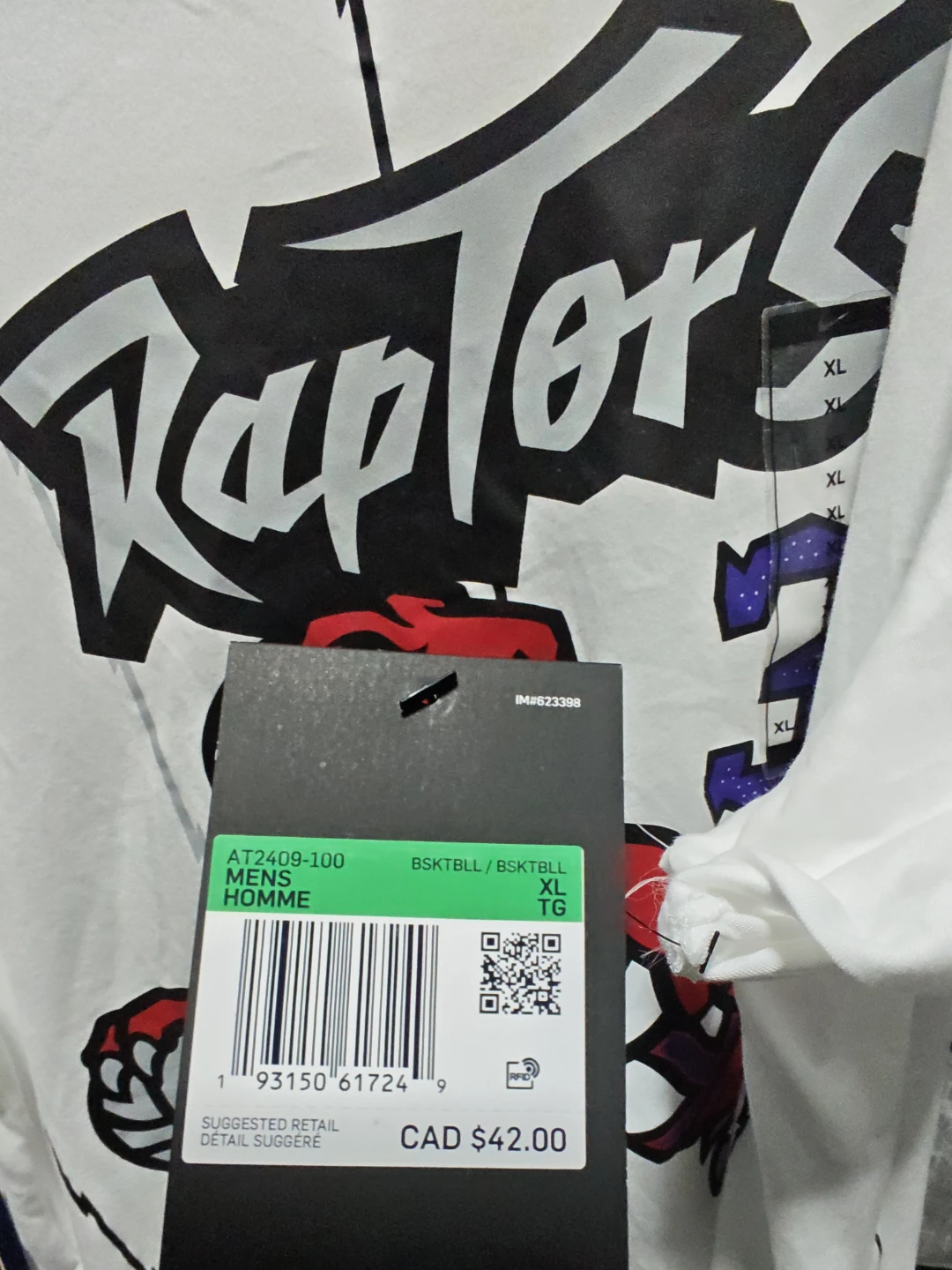 Nike Toronto Raptors Dri-FIT T-Shirt XL - photo 2