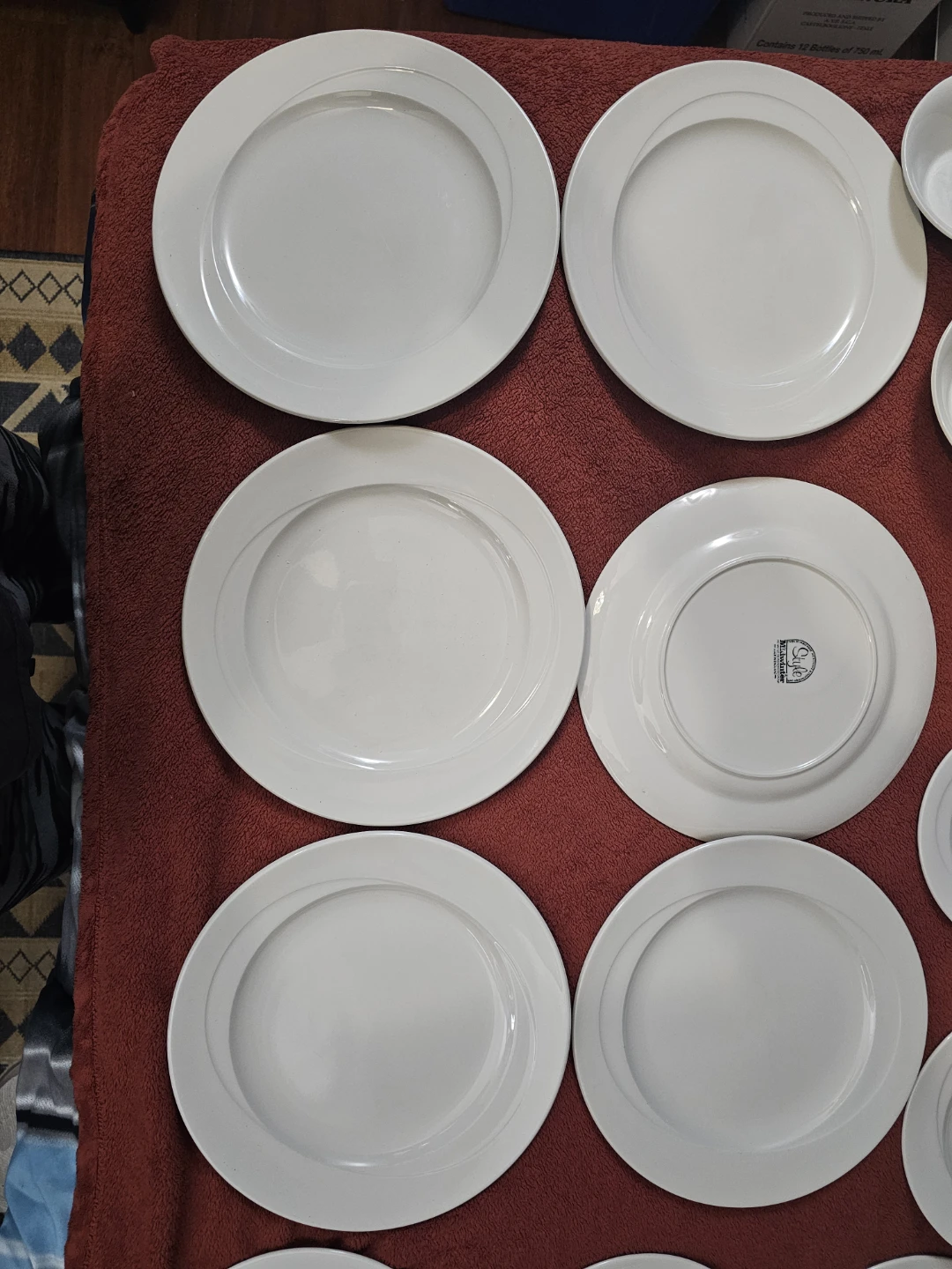 Set of 6 Midwinter Style dinner plates