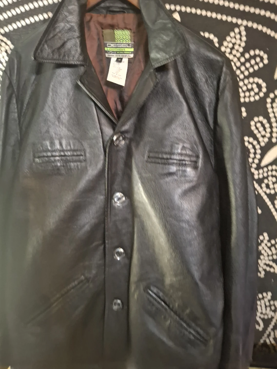 Diesel Black Leather Jacket - photo 2