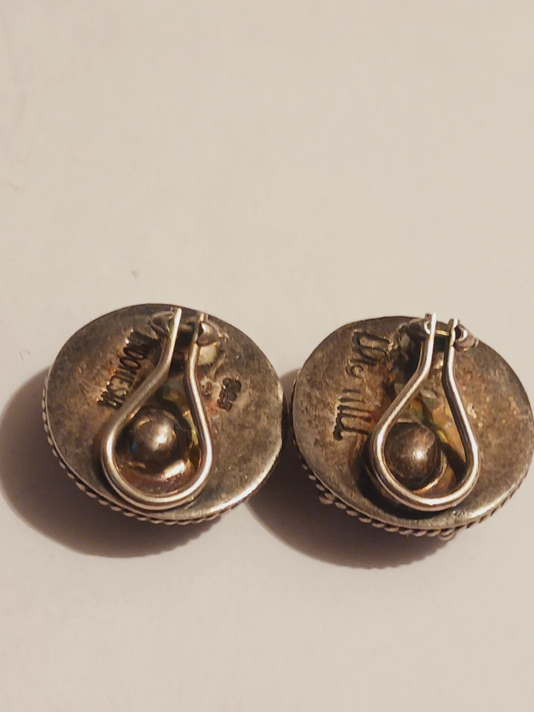 Lois Hill Indonesian Designer Signed Sterling Silver Earrings - photo 4