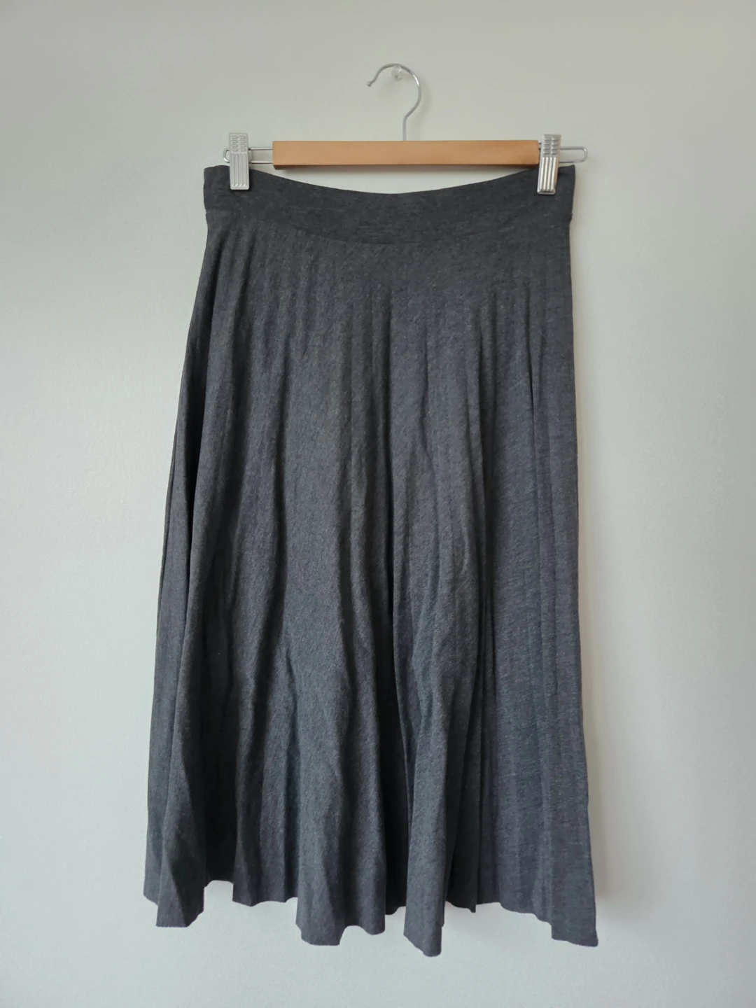 LCW Casual Gray Midi Skirt XS 🏈
