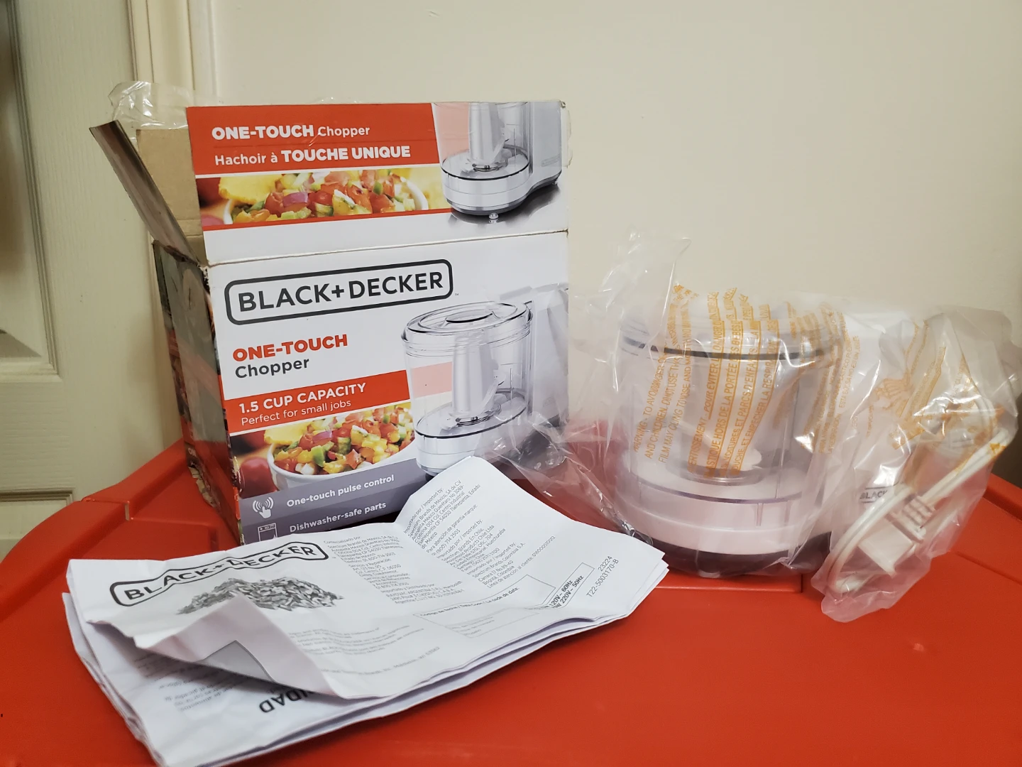 Black+Decker One-Touch Chopper