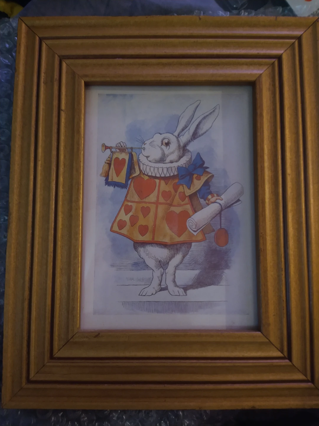 Alice in Wonderland White Rabbit Framed Print