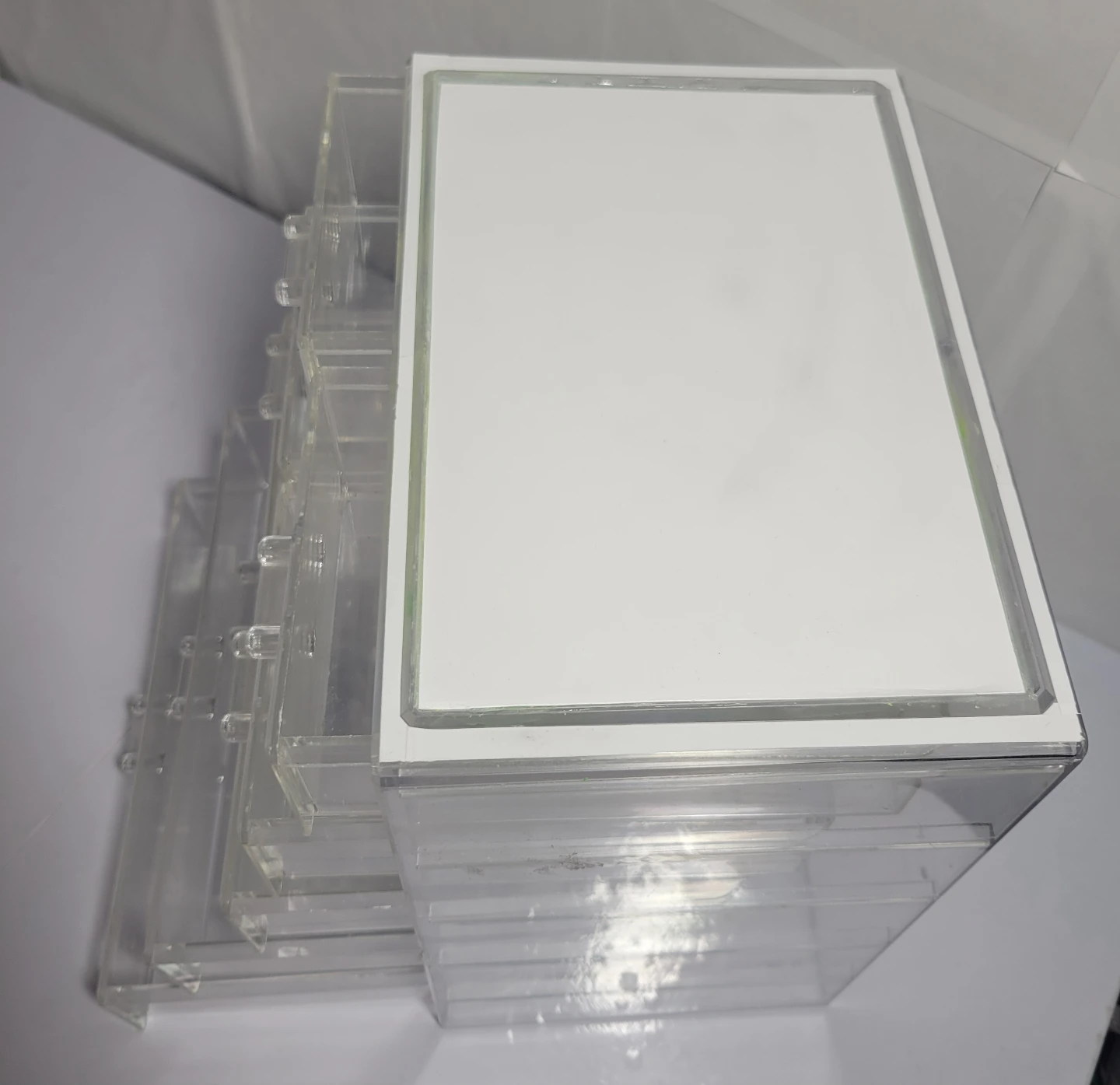 Clear Acrylic Organizer with Drawers - photo 3