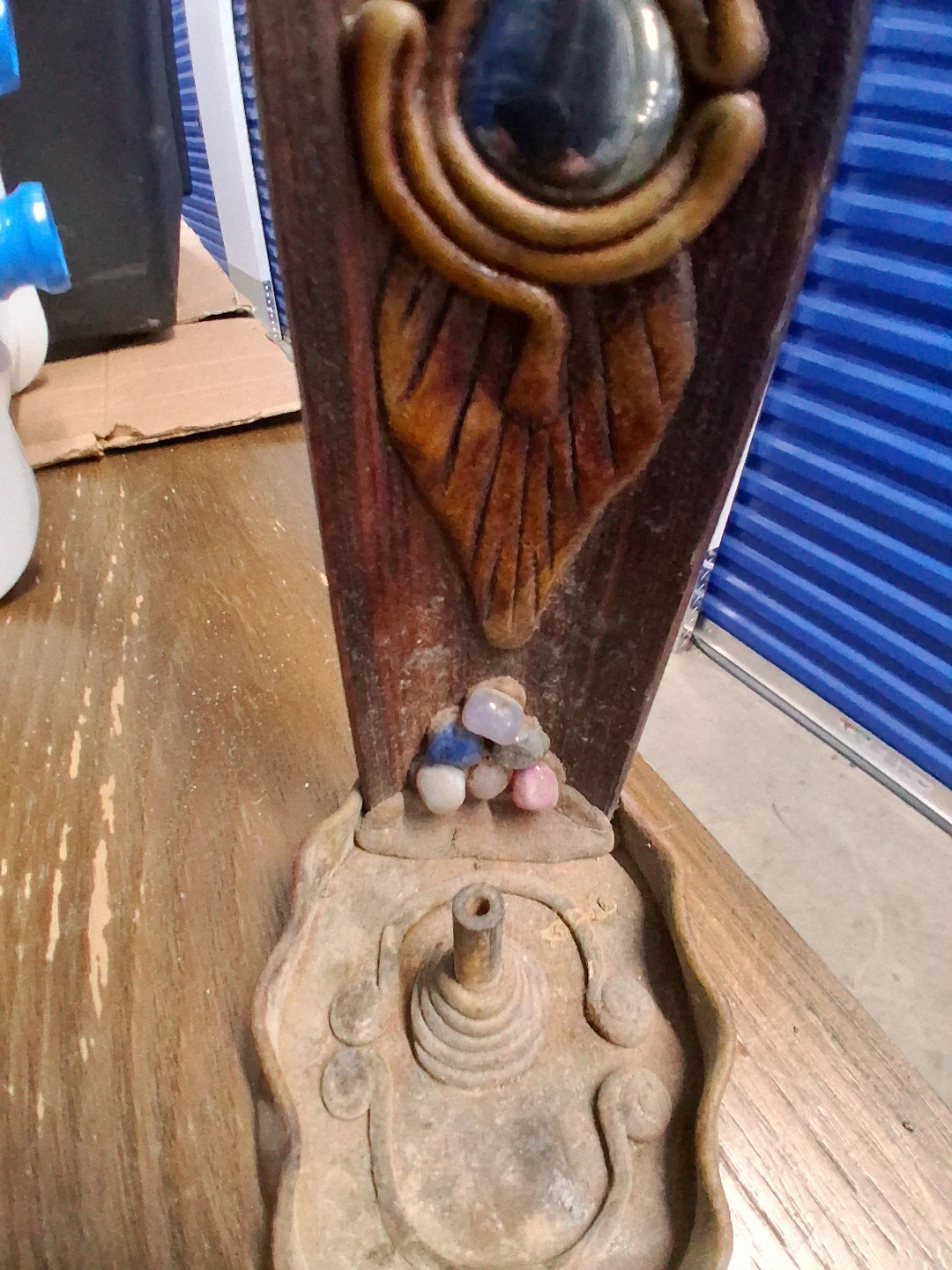 Handmade Wooden Incense Burner - photo 2