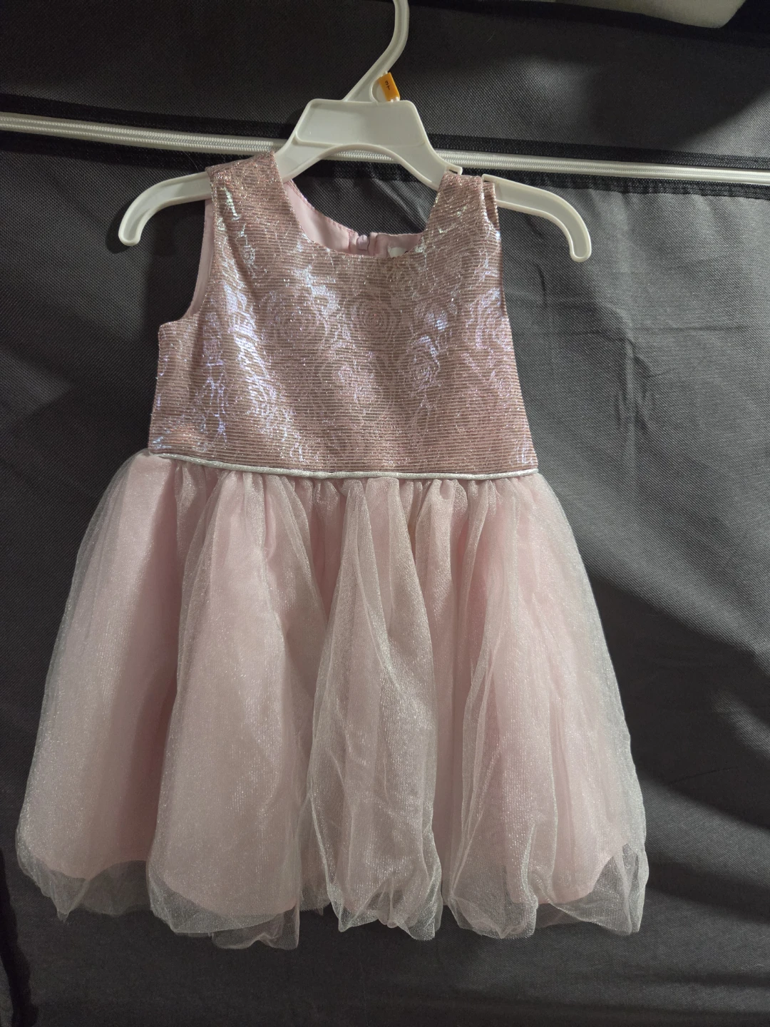 2T Girls Shimmer Pink Party Dress