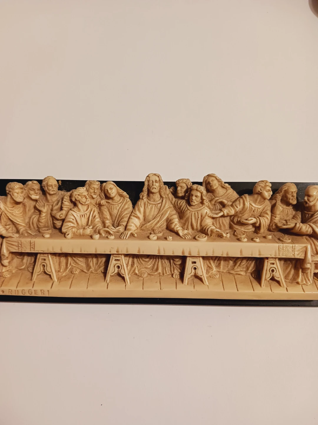 The Last Supper sculpture small wall plaque - photo 3