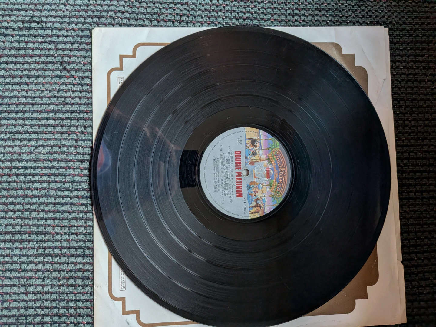 KISS – Double Platinum 2LP Vinyl 1978 Canadian Pressing - photo 3