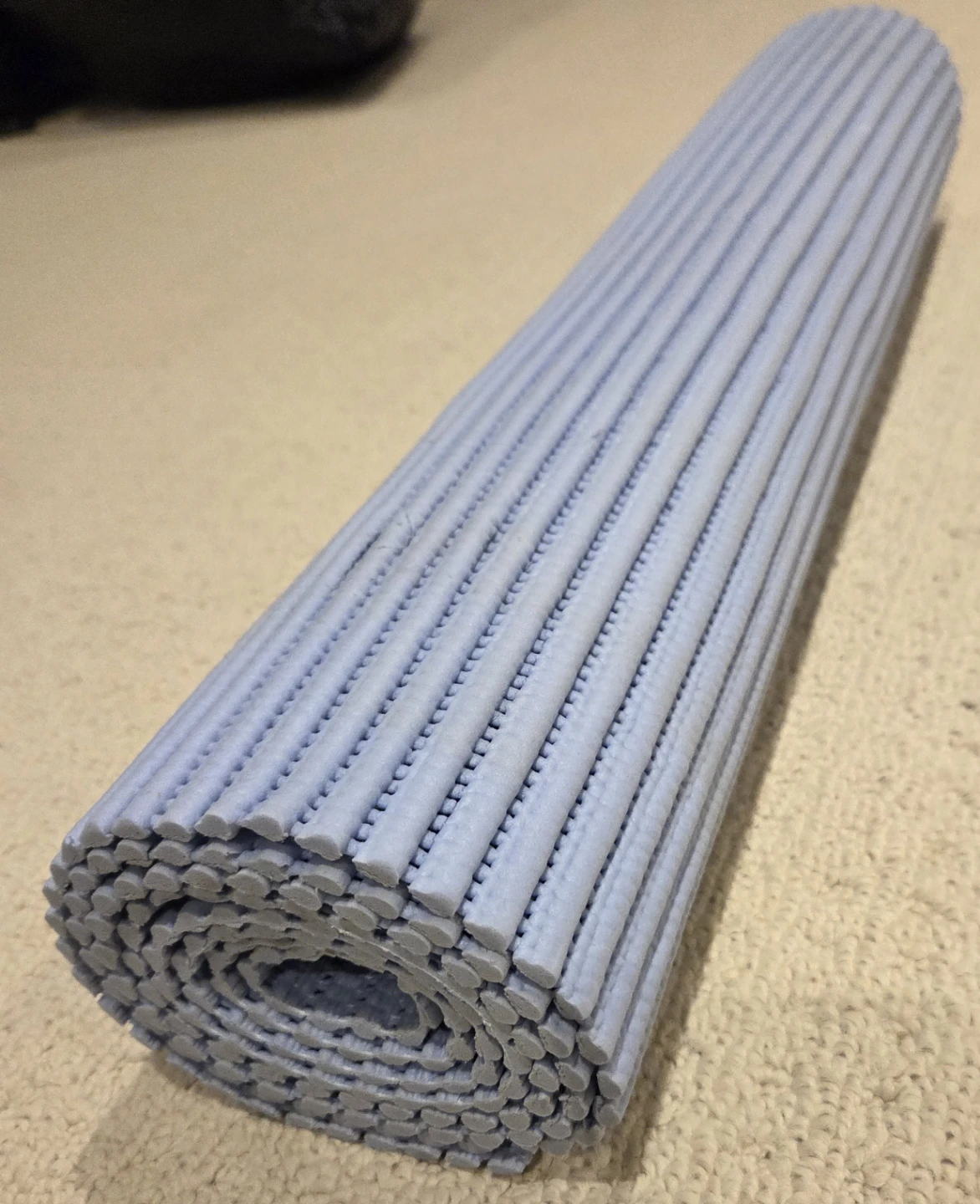 Light blue yoga mat